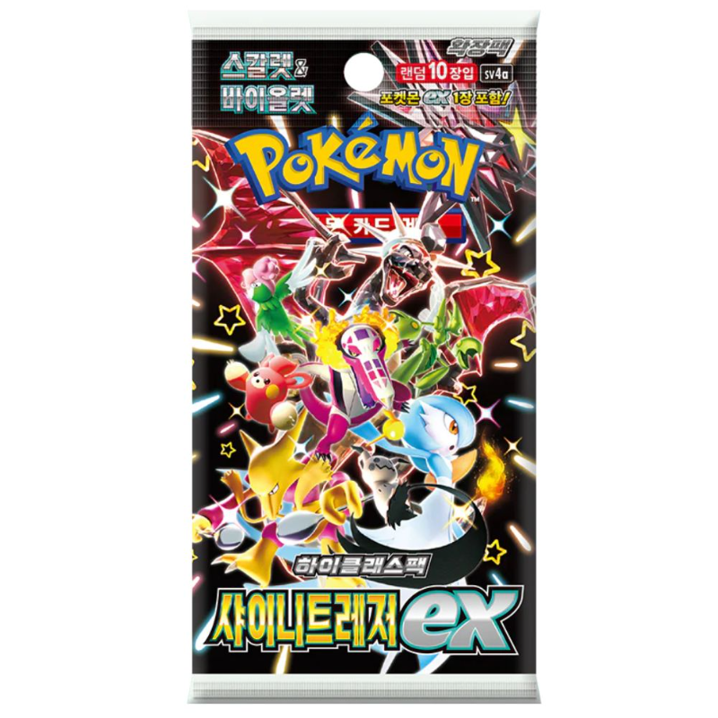 Pokemon Shiny Treasures ex Korean Booster Pack