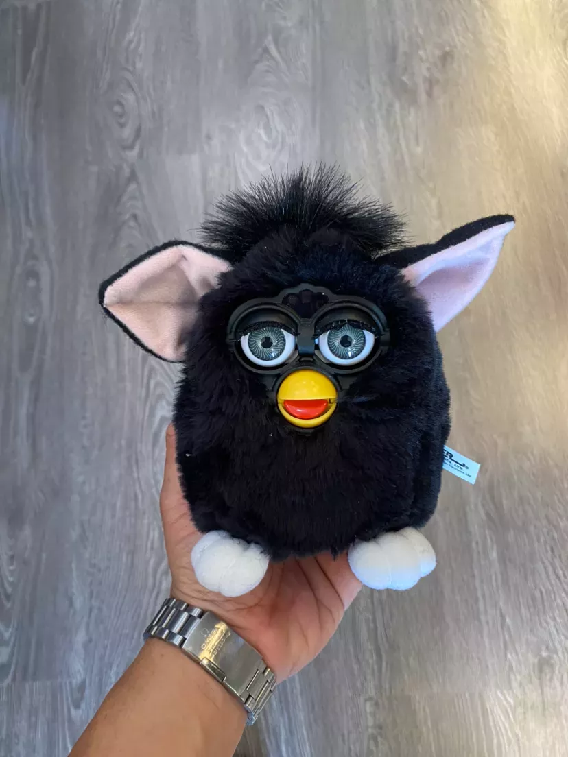 Vintage Black Furby Toy