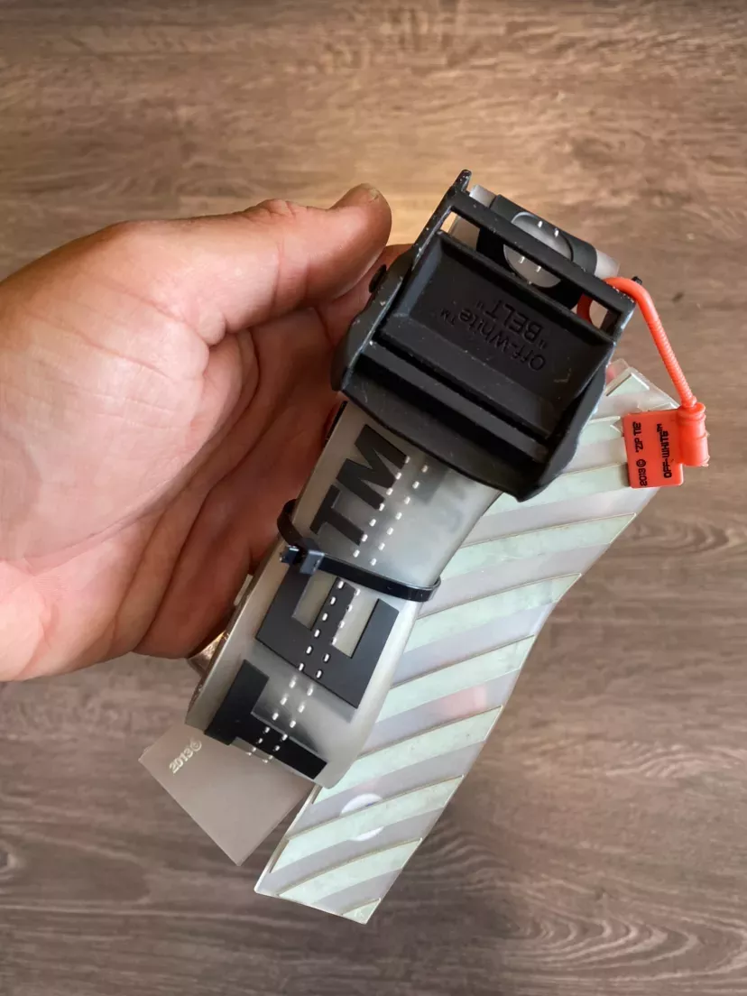 Off White Translucent Belt
