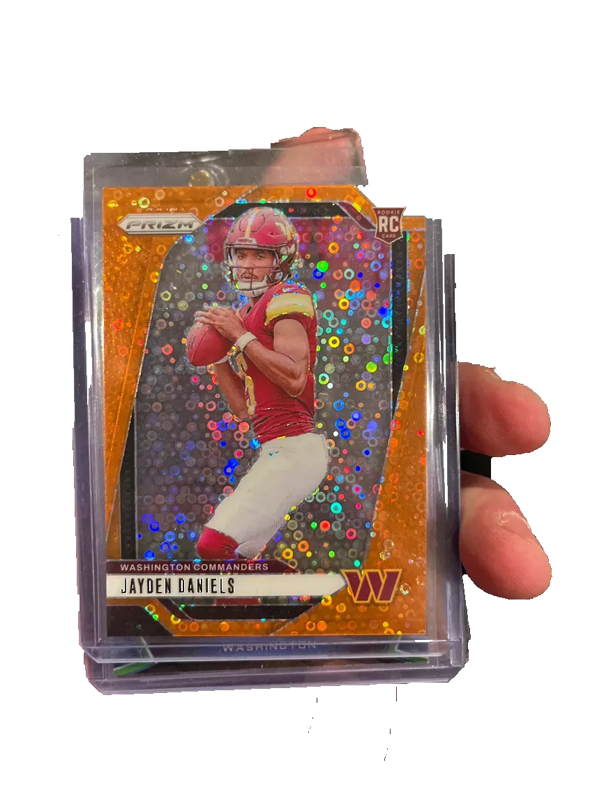 Jayden Daniels Prizm Rookie Card Orange
