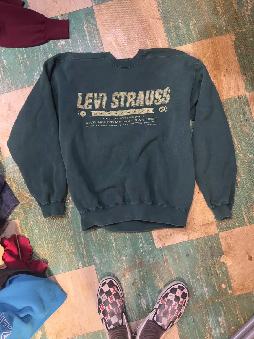 1994 Levi Strauss Vintage Green Sweatshirt