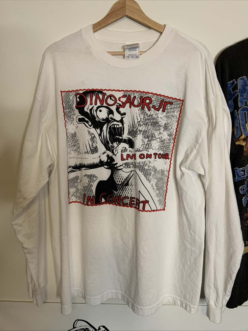 Vintage 90s band tee dinosaur Jr L/S XL 23.5x30