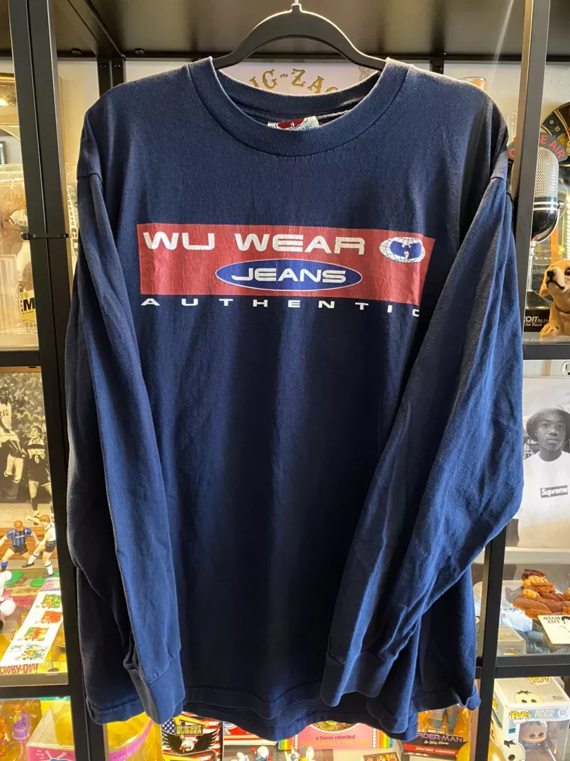 Vintage Wu Wear Jeans Long Sleeve Tee Size Large