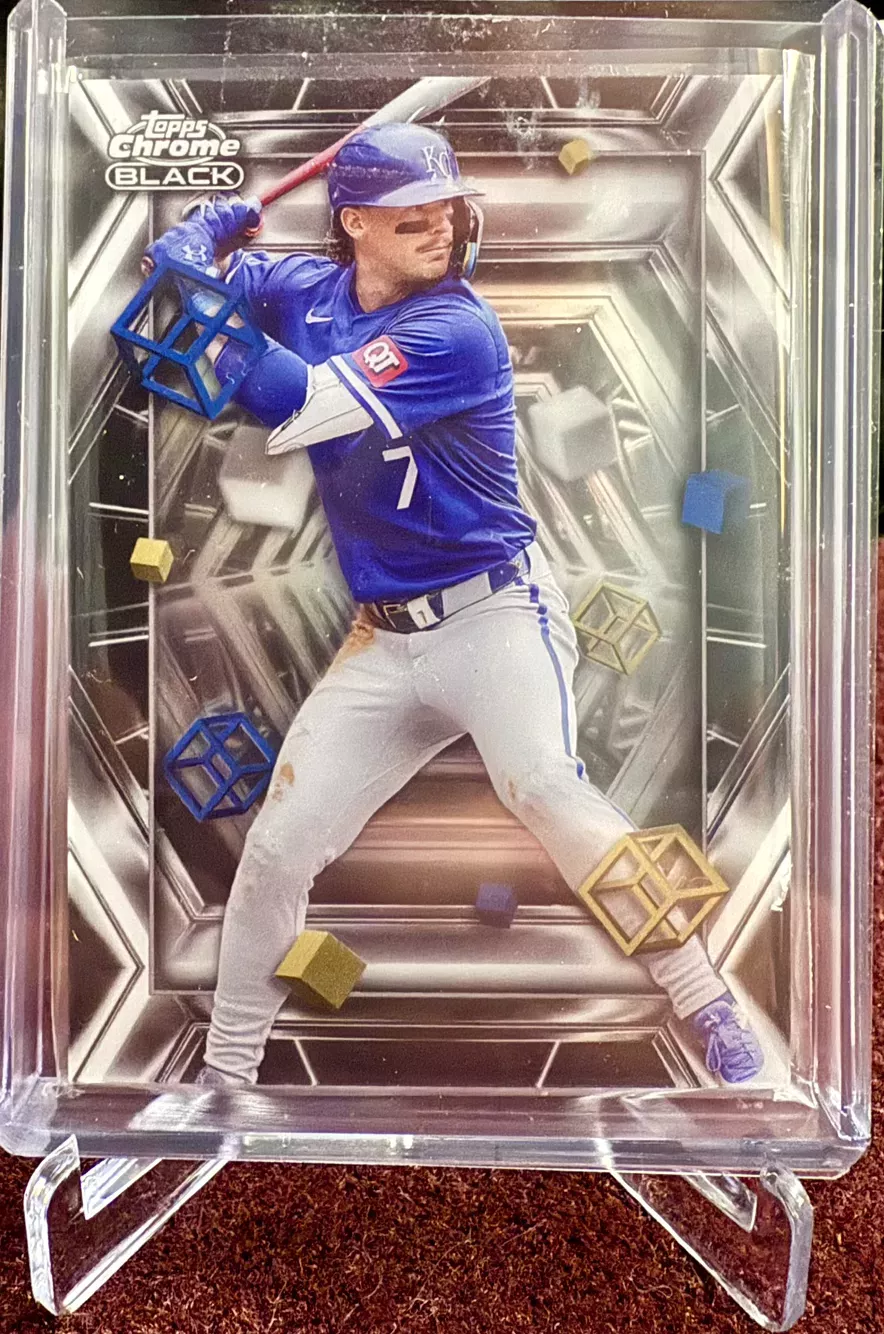 2025 Topps Chrome Black Bobby Witt Jr. Depth of Darkness