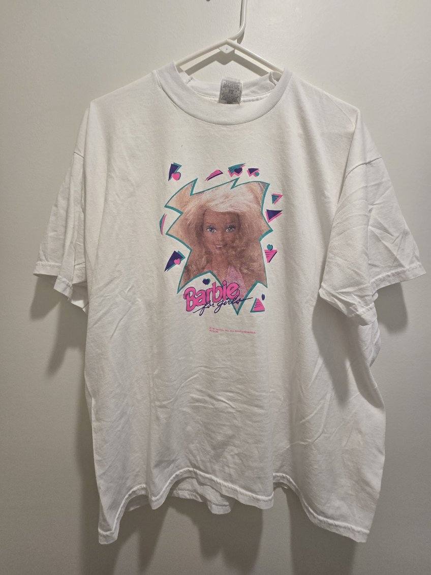 Vintage 90's Barbie Tee Size XL