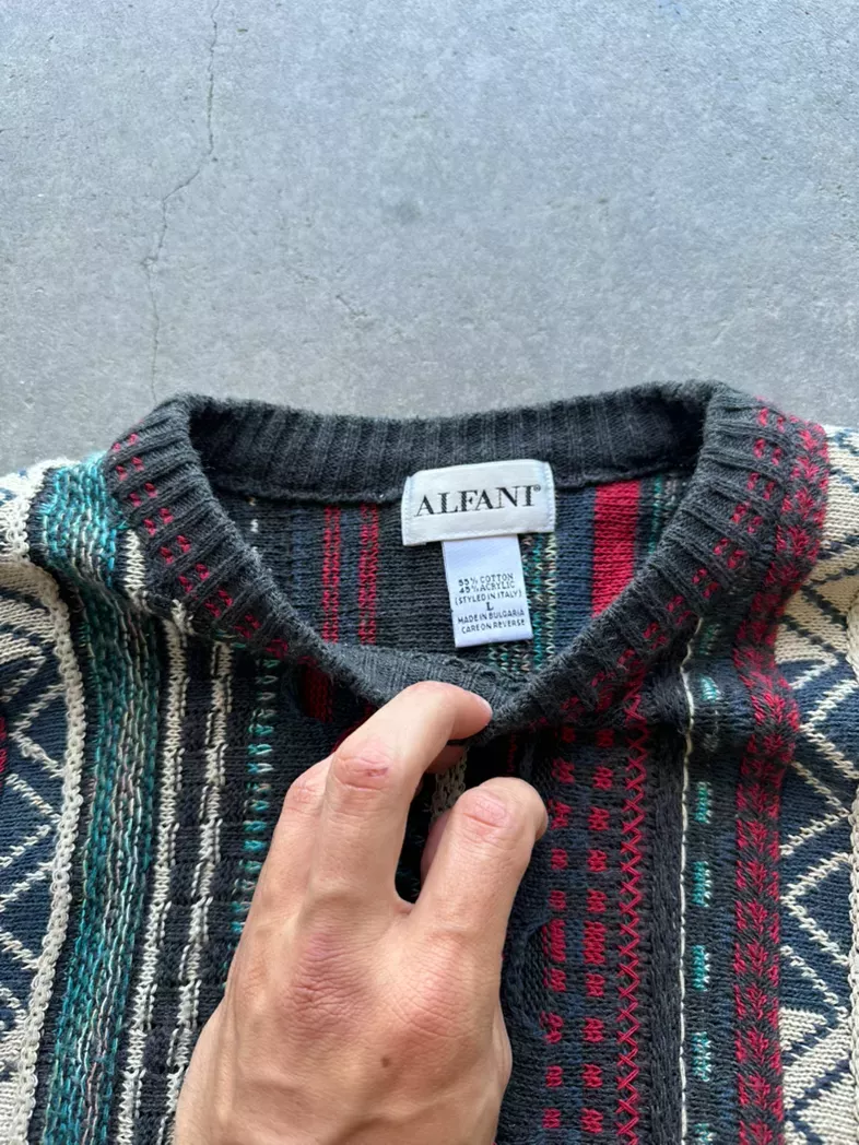 Vintage Alfani Knit Sweater