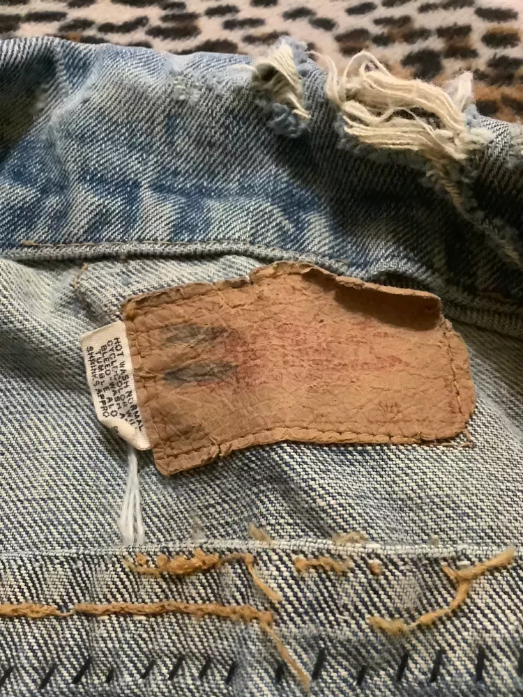 Vintage cut-OFF DiY Biker Vest
