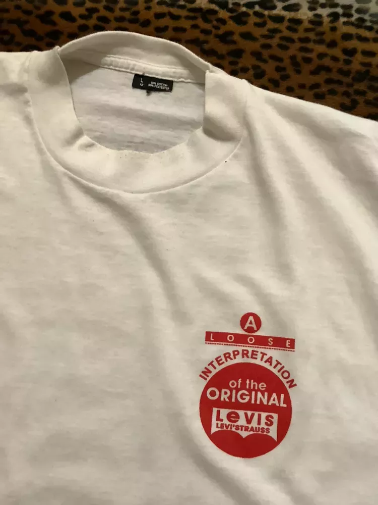 Vintage (BootLeg?)Loose Jeans Promo T