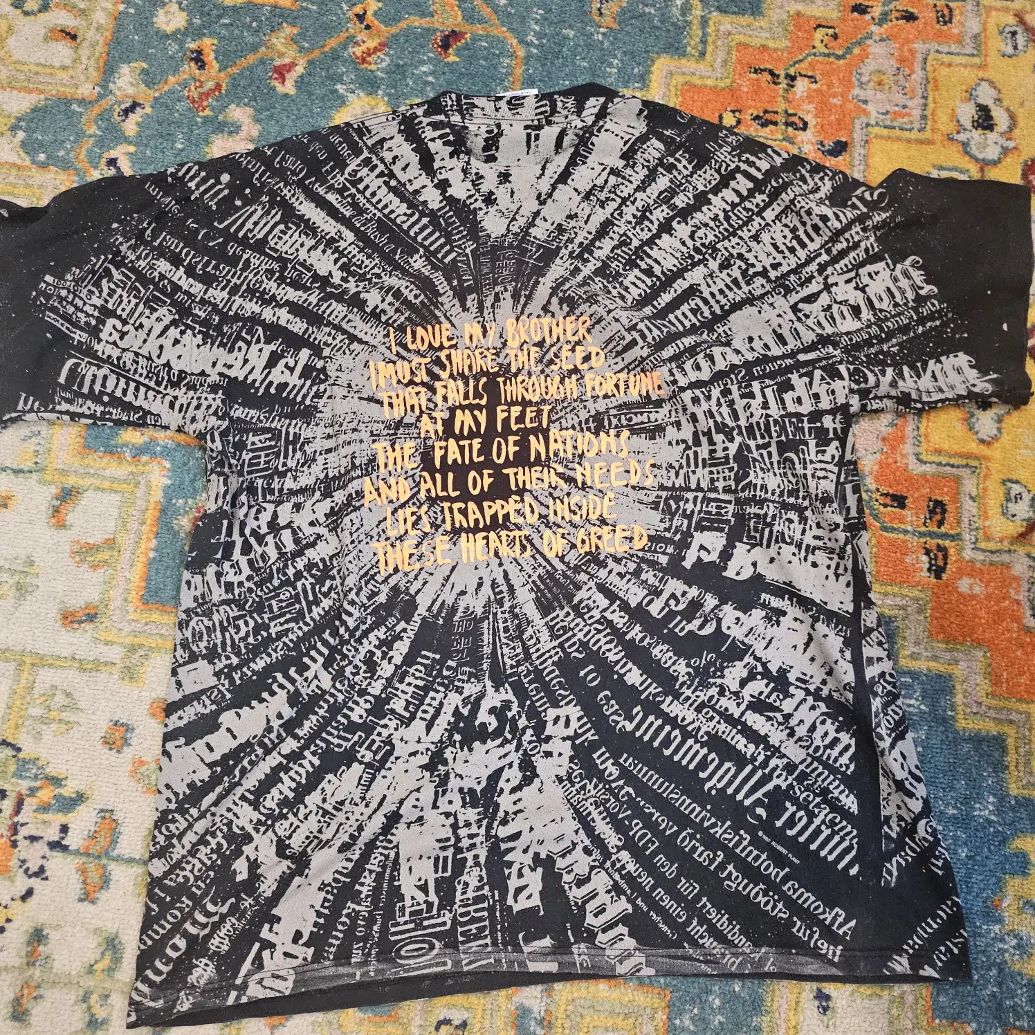 Vintage Robert Plant 1993 Concert T-Shirt Sz XL AOP