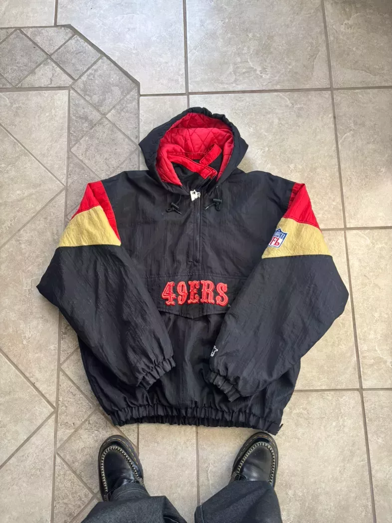 Vintage 49ers Starter Pullover Jacket