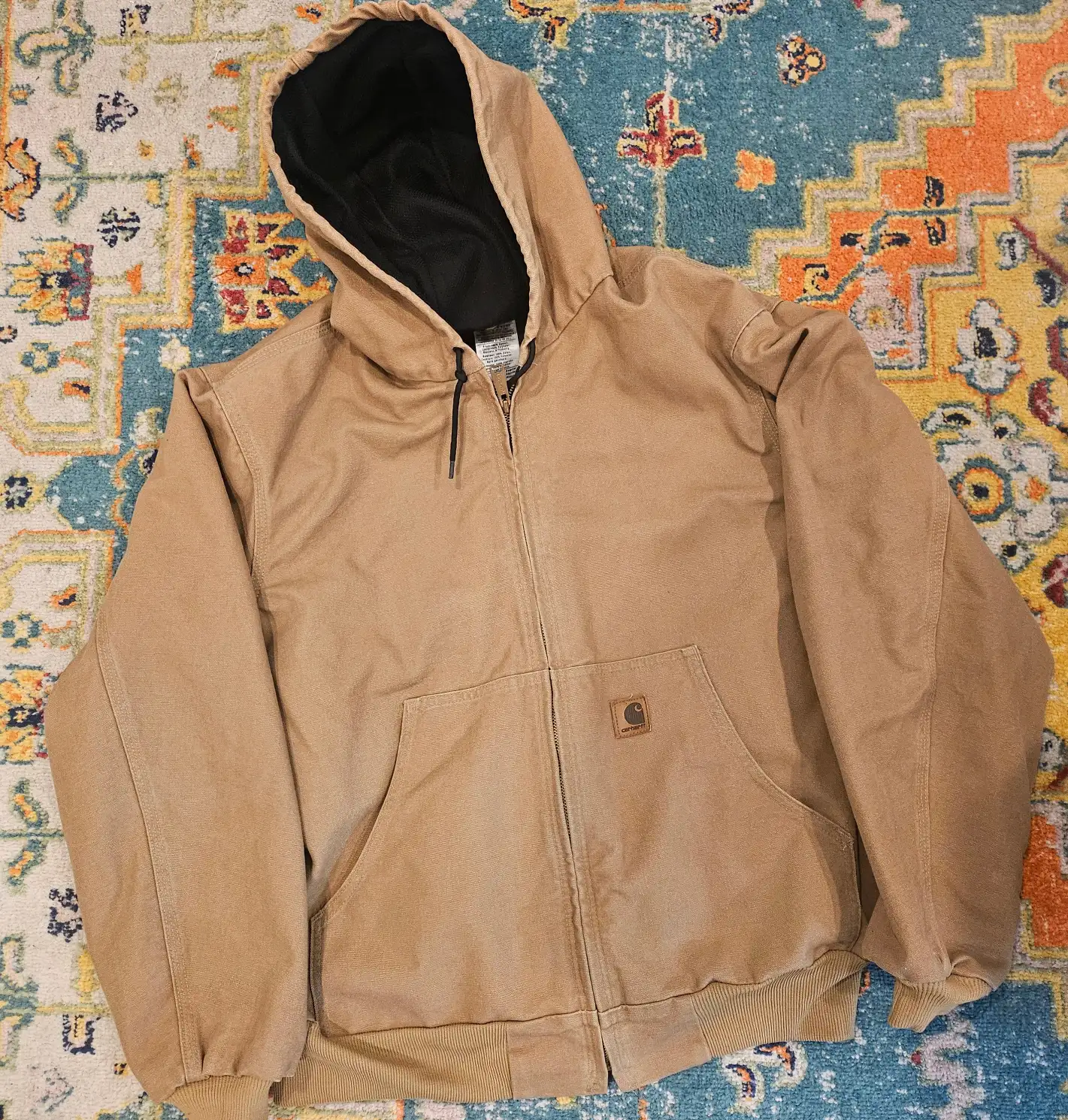 Carhartt Sandstone Active Jacket J25 CML SZ Large NEW!!