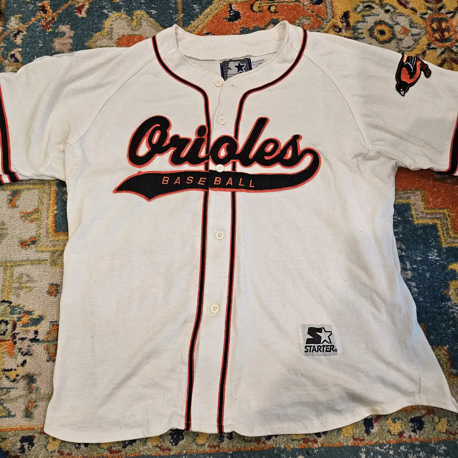 Vintage Orioles Starter Baseball Jersey Sz Xl
