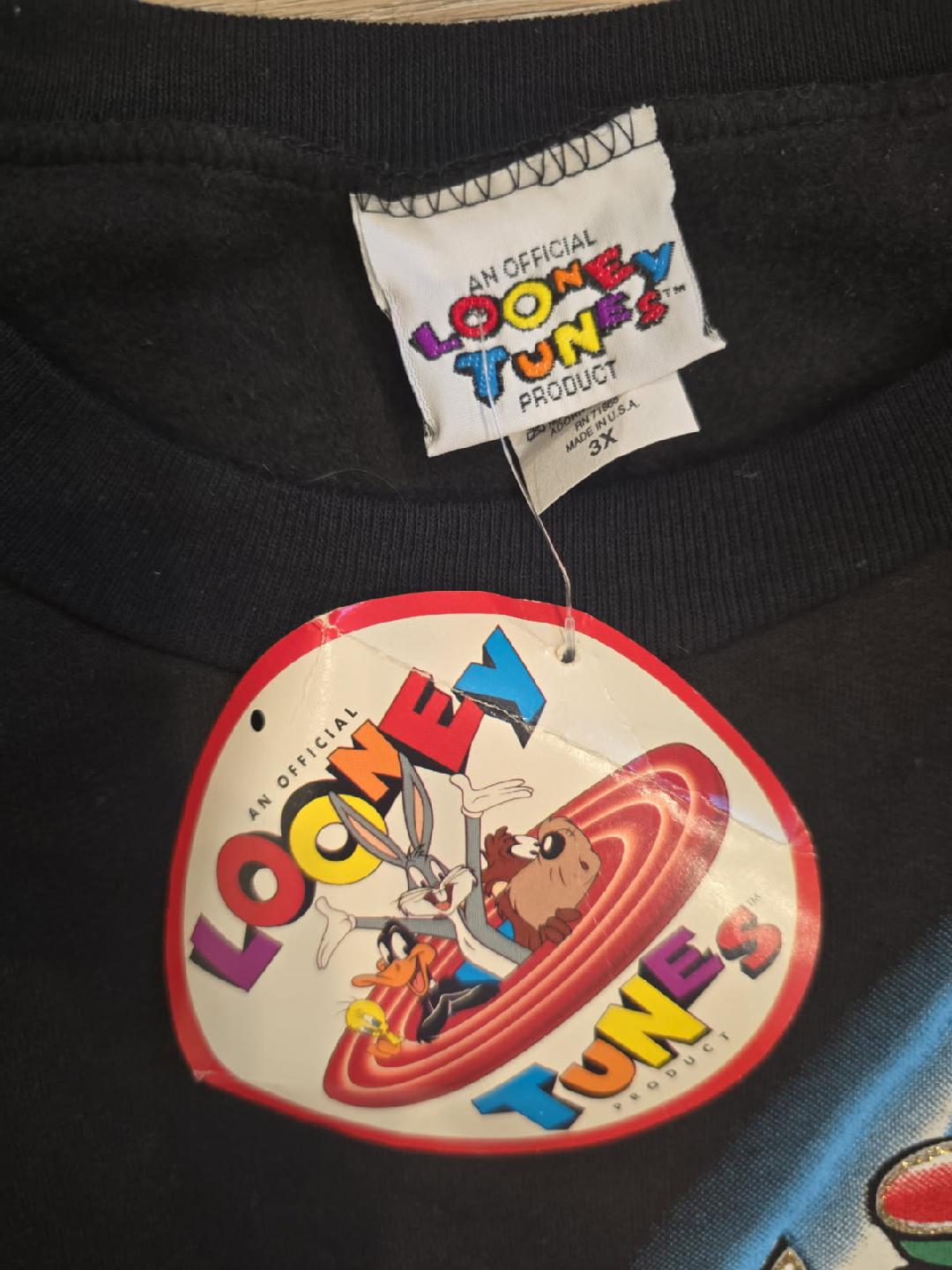 Looney Tunes Taz 'Last Minute Shopper' Sweatshirt SZ XL