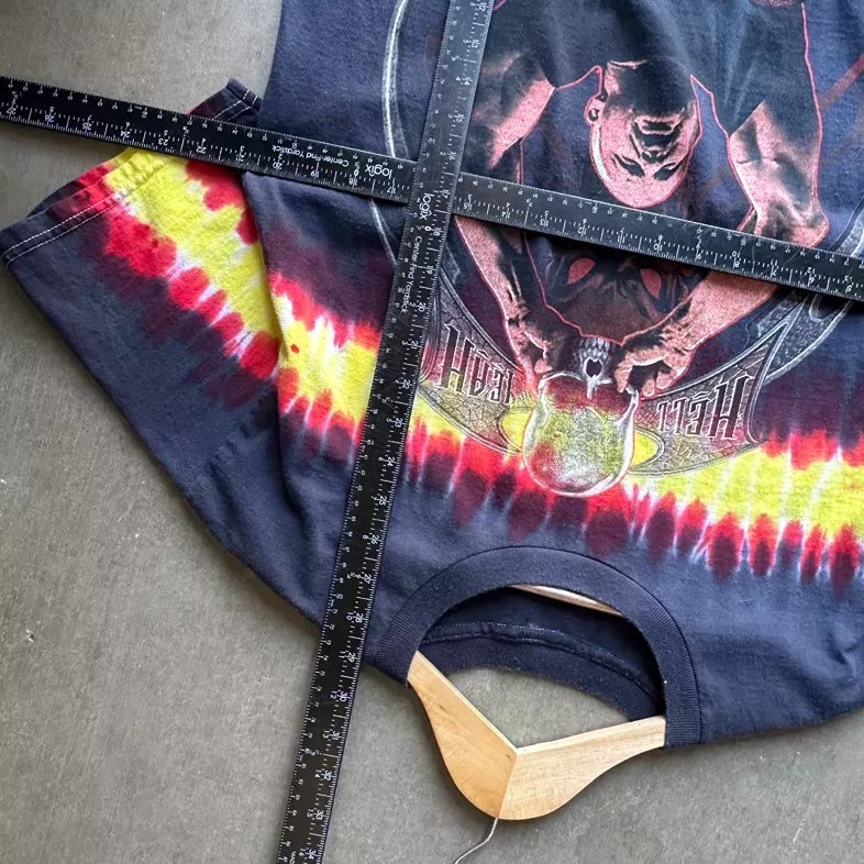 Vintage Death Hell T-Shirt Tie Dye