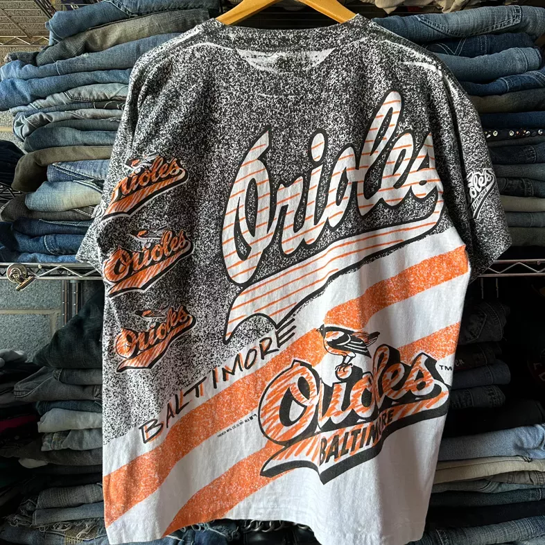 Vintage Orioles All-Over Print T-Shirt