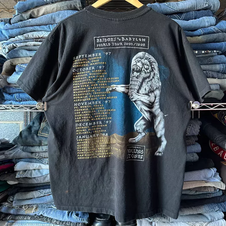 Vintage Rolling Stones Bridges to Babylon Tee