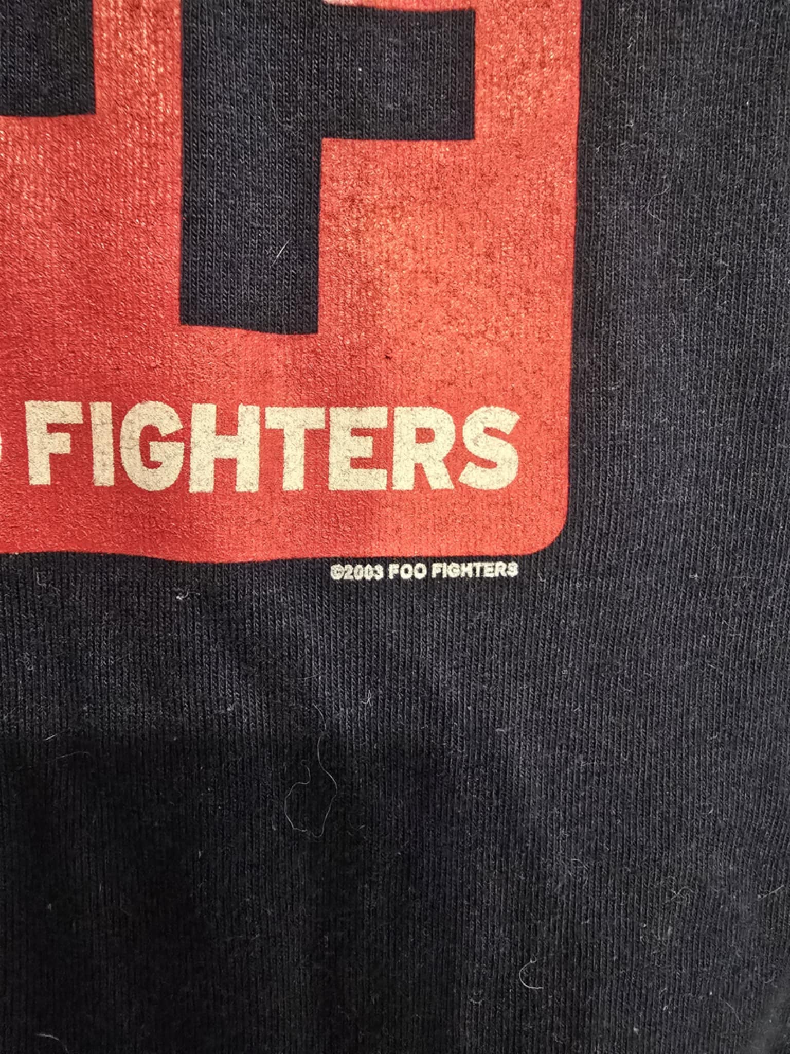 2003 Vintage Foo Fighters Tee Size Large
