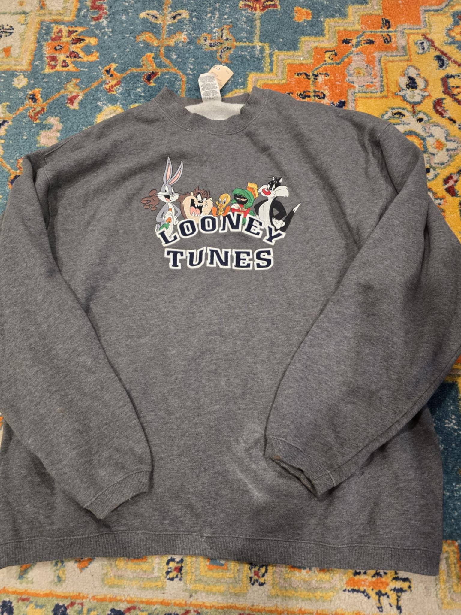 Vintage Looney Tunes Character Crewneck Sz XL DEADSTOCK