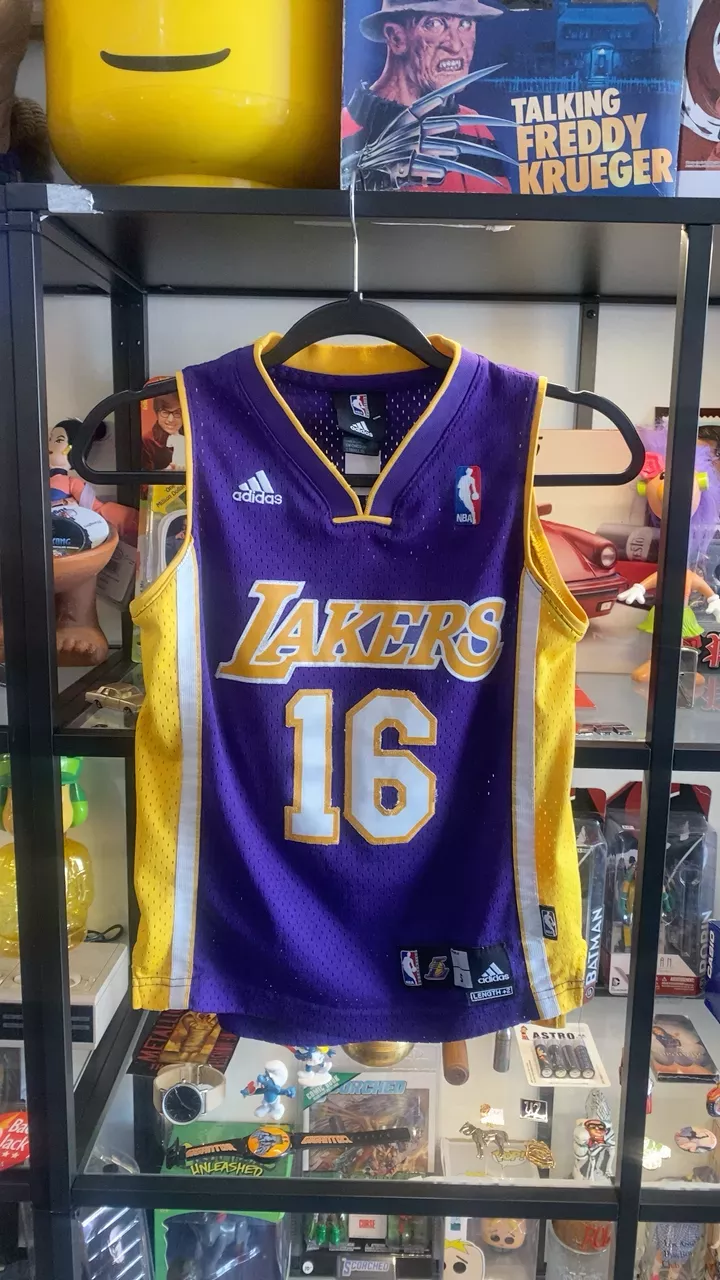 Adidas Lakers #16 Jersey Sz Small Kids