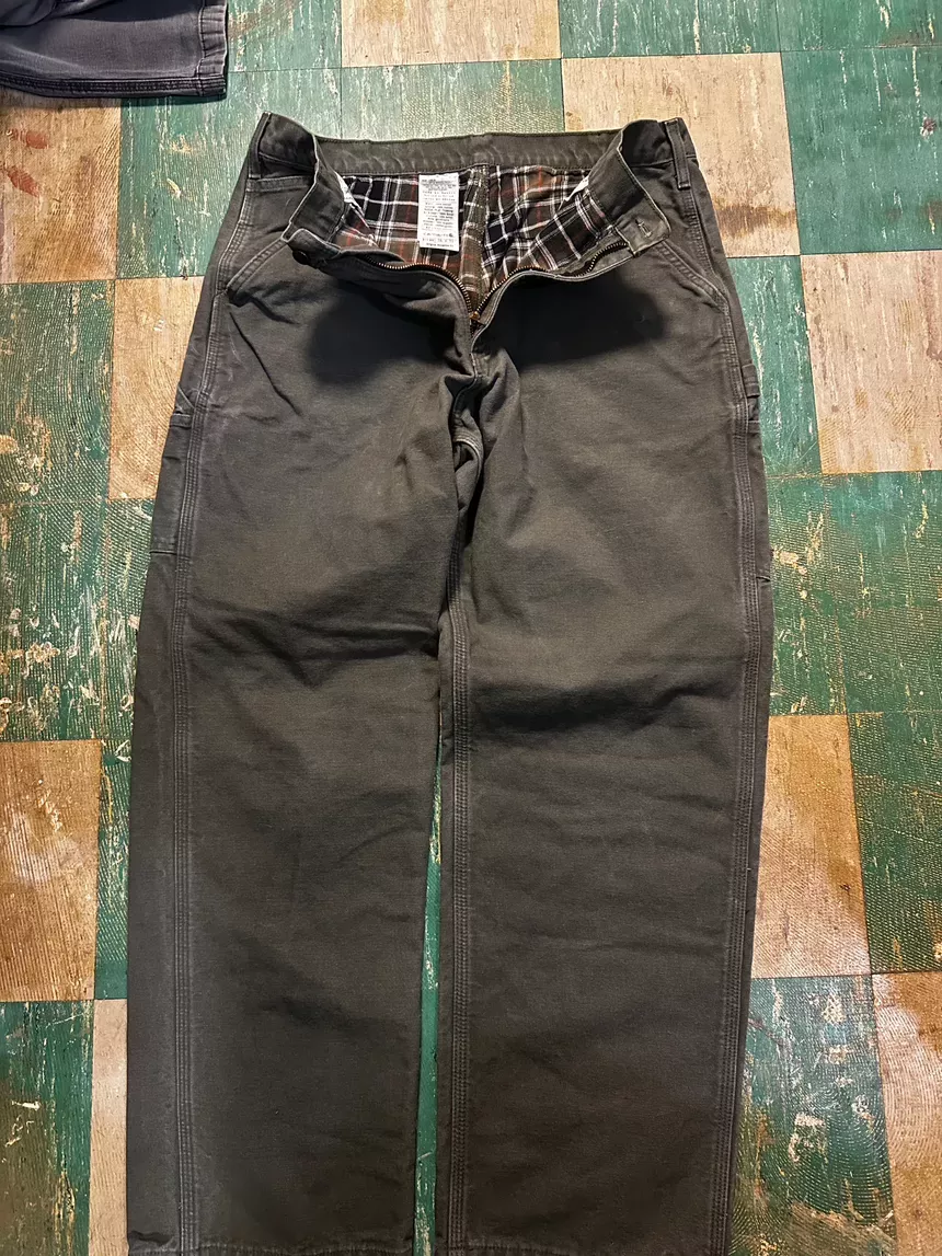 00’s Carhartt Flannel Lined Duck Work Pants