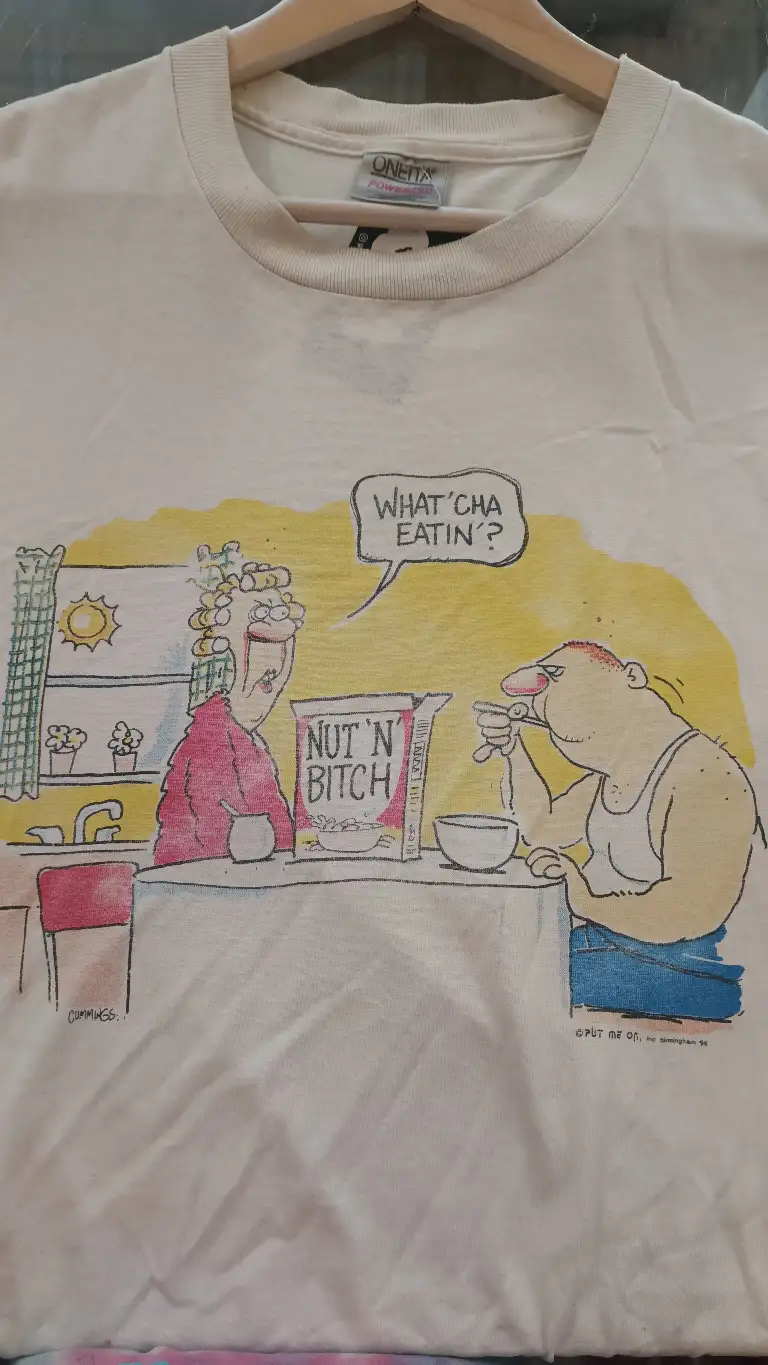 Vintage Nut N Bitch Cartoon Tee