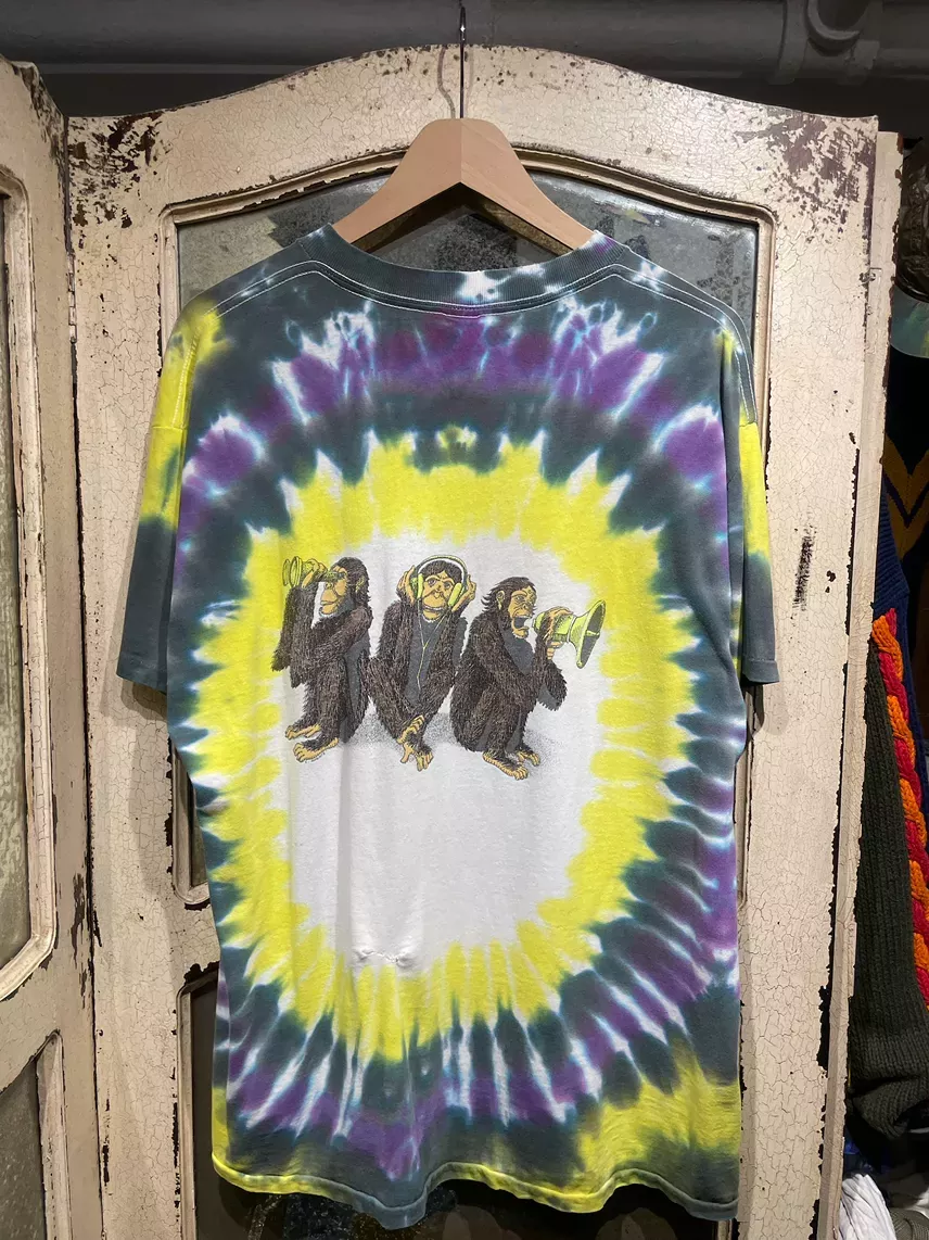 DJ Monkey Tie-Dye Vintage Tee