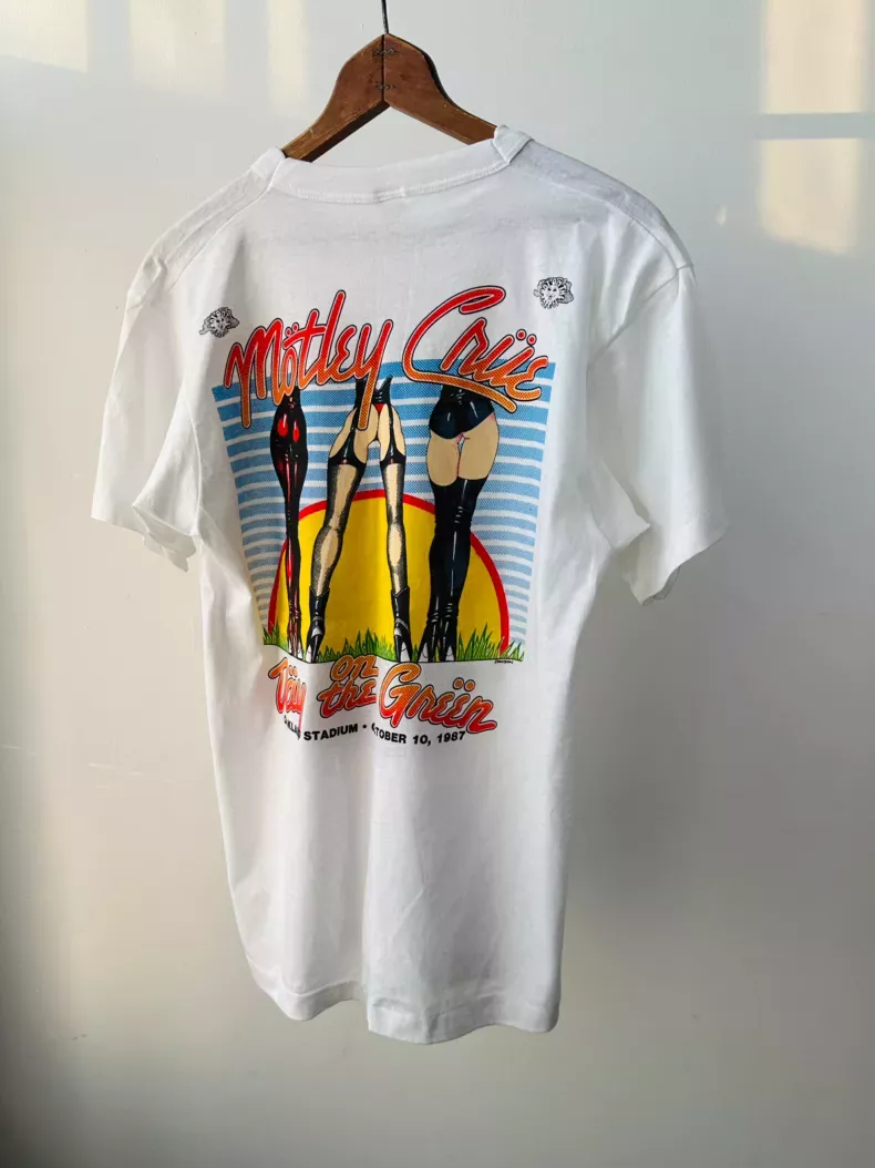80s Motley Crue White Tee
