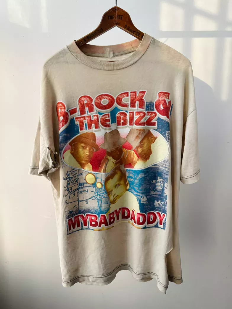 Destroyed B-Rock & The Bizz MyBabyDaddy Rap Tee