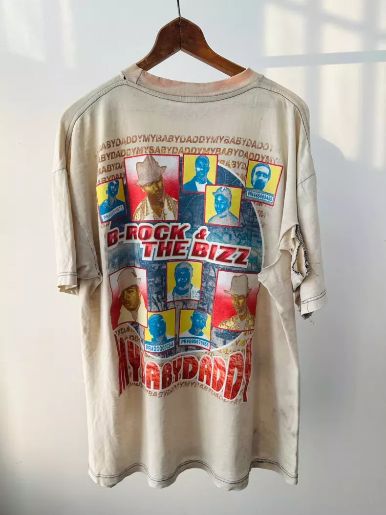 Destroyed B-Rock & The Bizz MyBabyDaddy Rap Tee