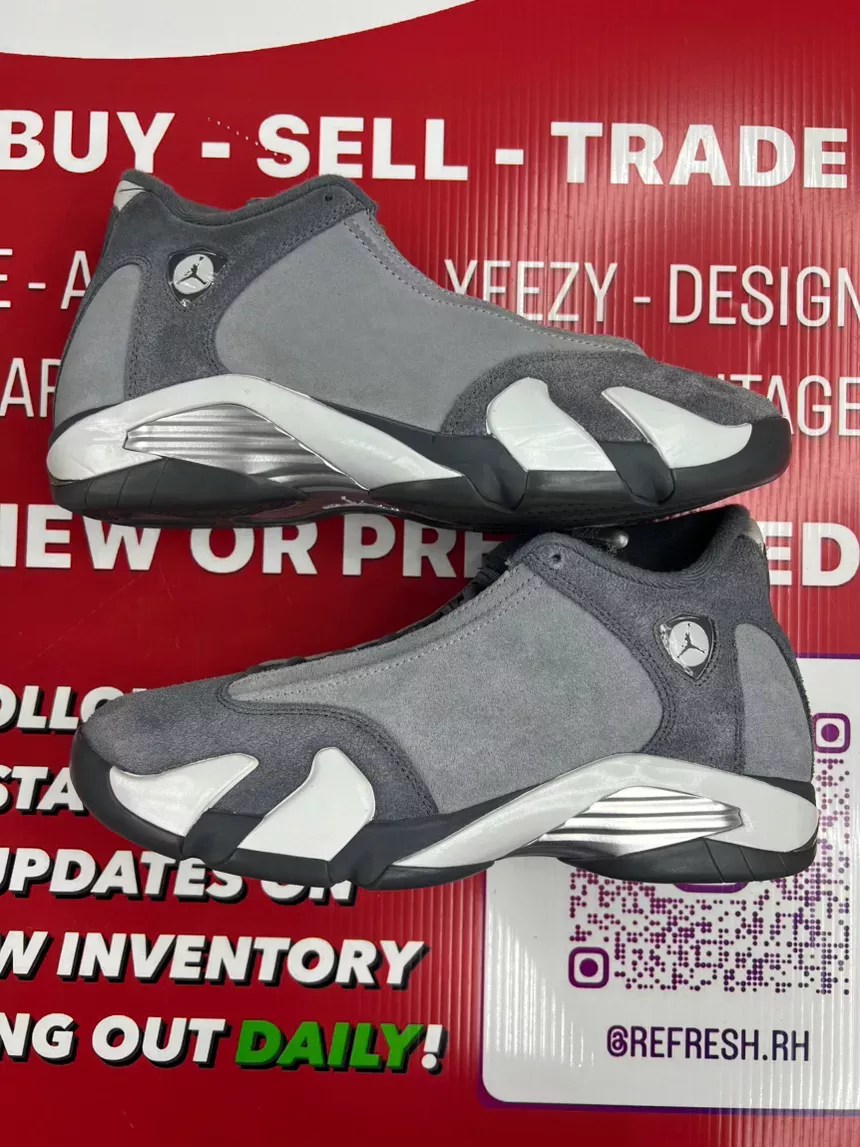 Air Jordan 14 Flint Grey Size 9.5