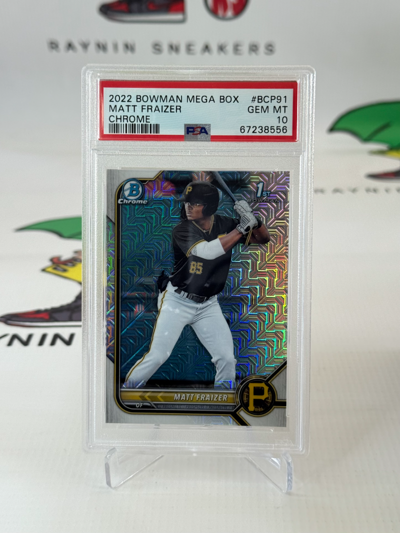 Matt Fraizer 1st Bowman 2022 Bowman Chrome Mojo Refractor PSA 10
