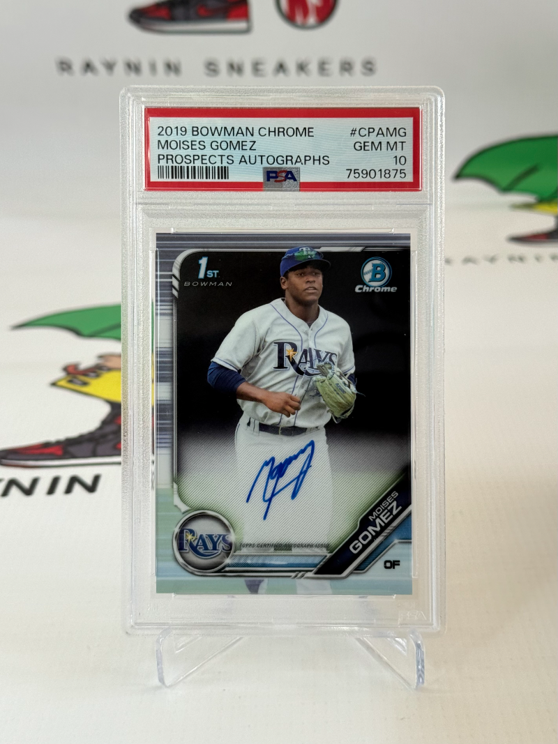 Moises Gomez 2019 Bowman Chrome 1st Bowman Auto PSA 10