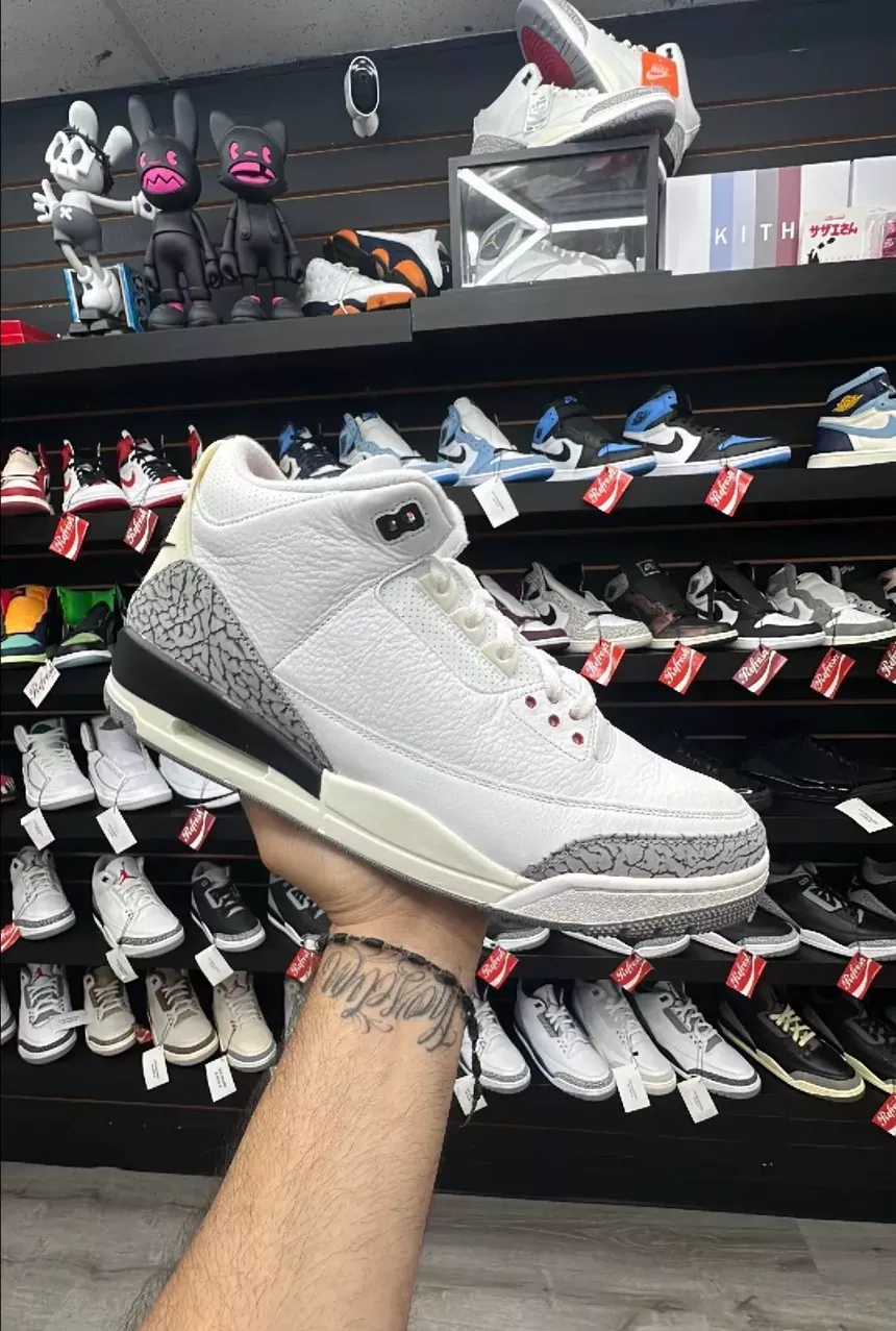 Air Jordan 3 White Cement Reimagined Size 15