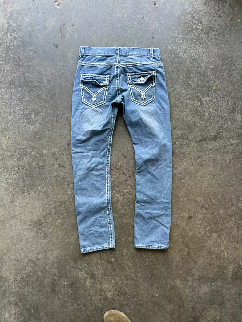 Washed Blue Fusai Jeans