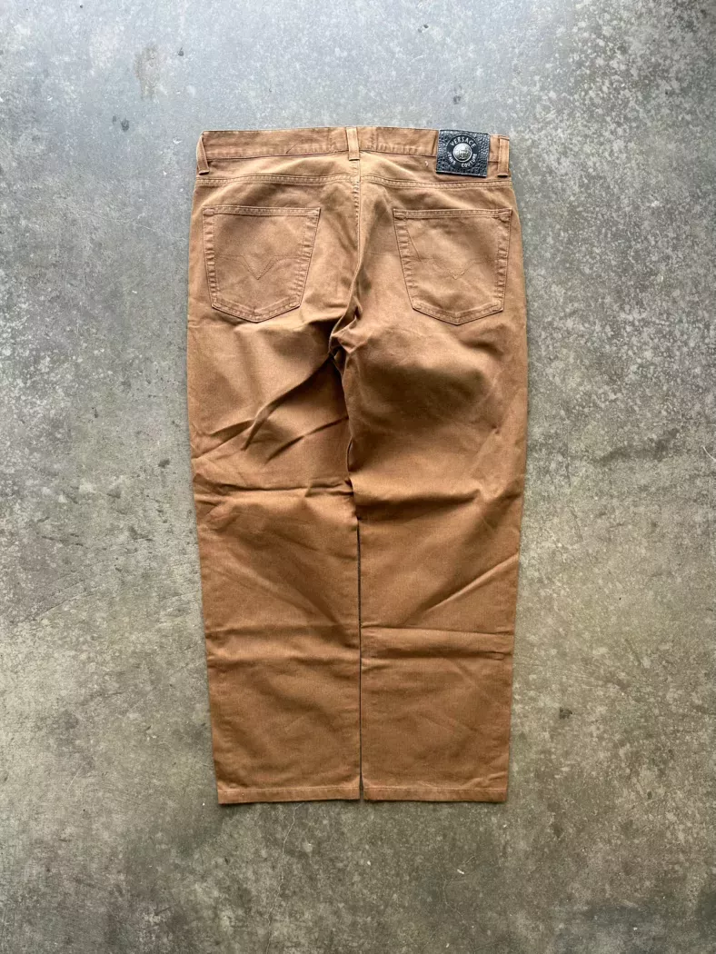 Versace Brown Denim Trousers