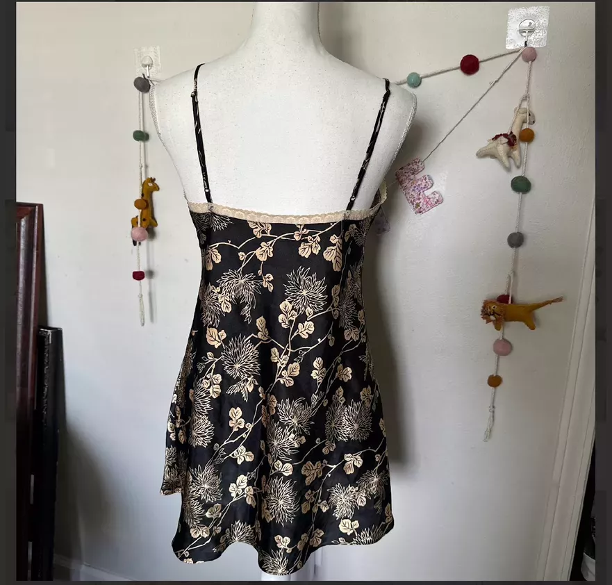 Floral Lace Trim Lingerie Set