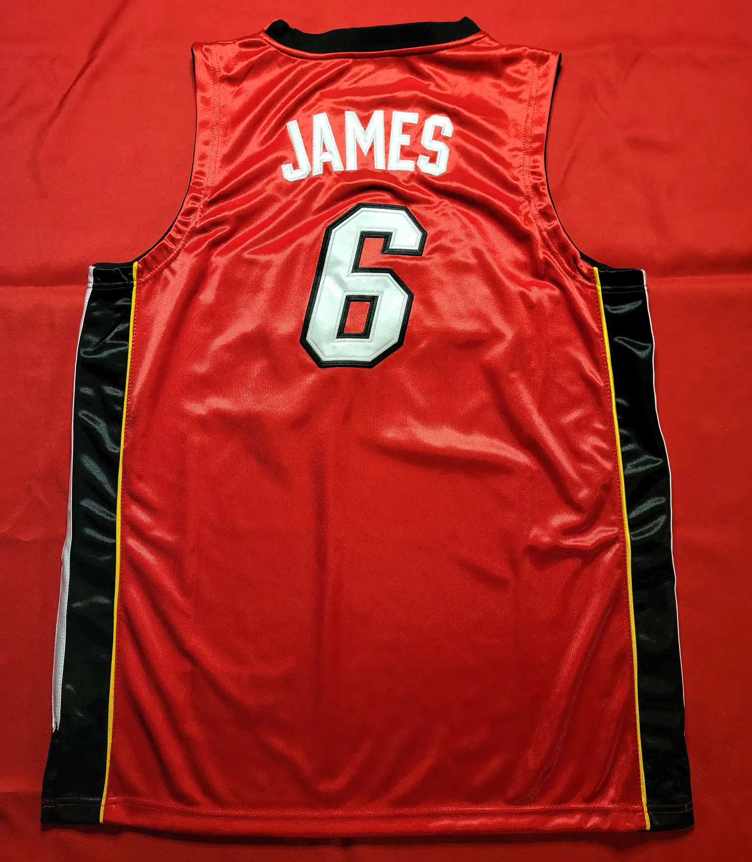 Lebron James #6 Miami Heat Jersey