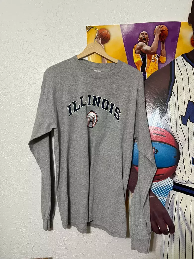 Vintage Illinois Long Sleeve Tee