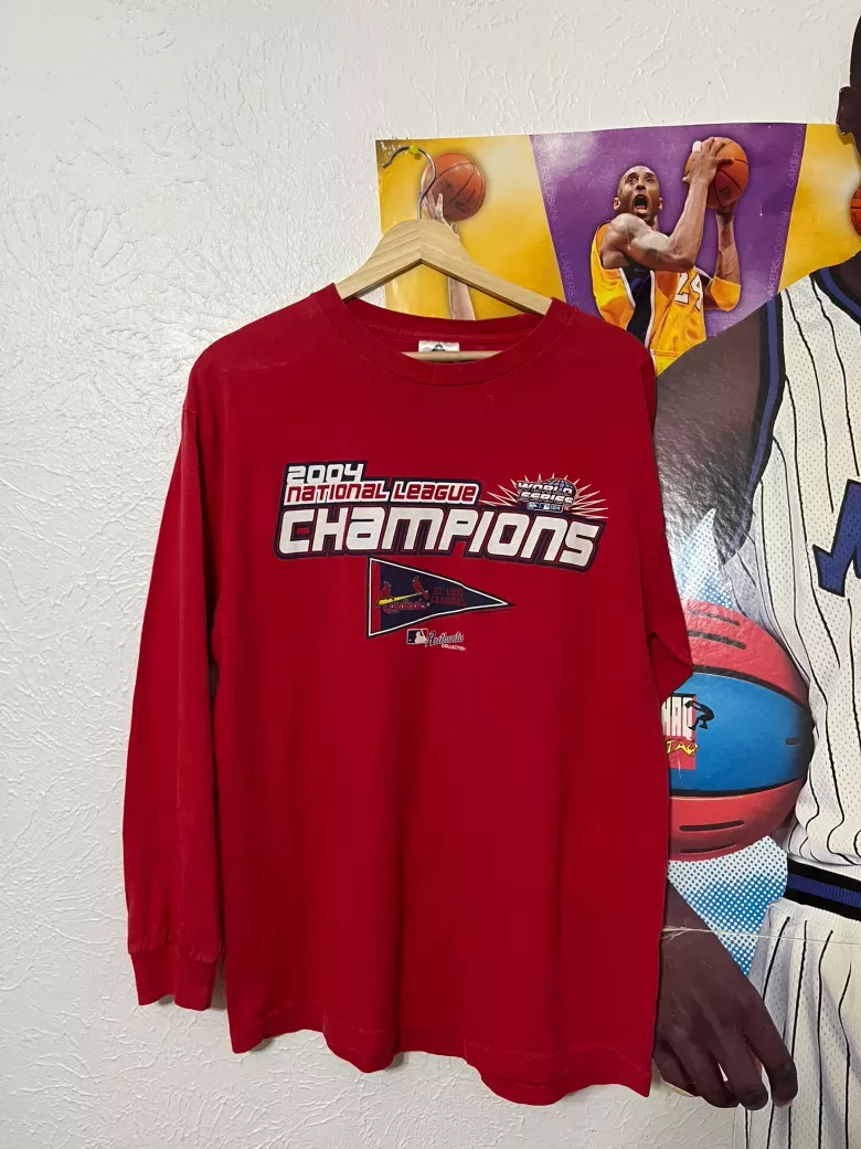Vintage St. Louis Cardinals 2004 Champions Long Sleeve Tee