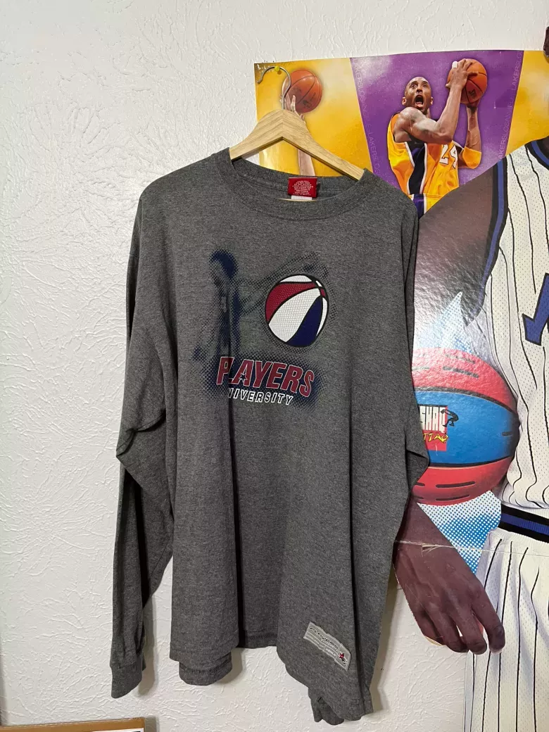 Players University Grey Long Sleeve Tee