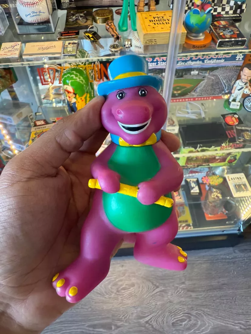 Vintage Barney the Dinosaur Figurine