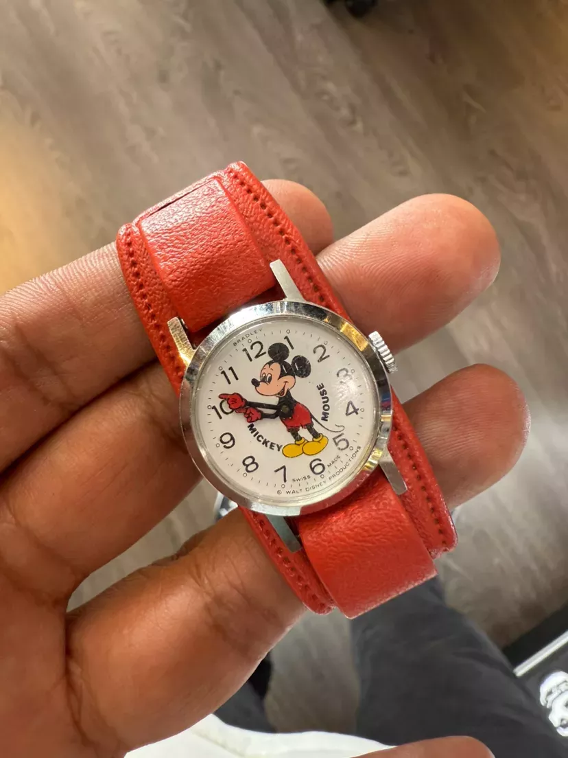 Bradley Mickey Mouse Vintage Watch