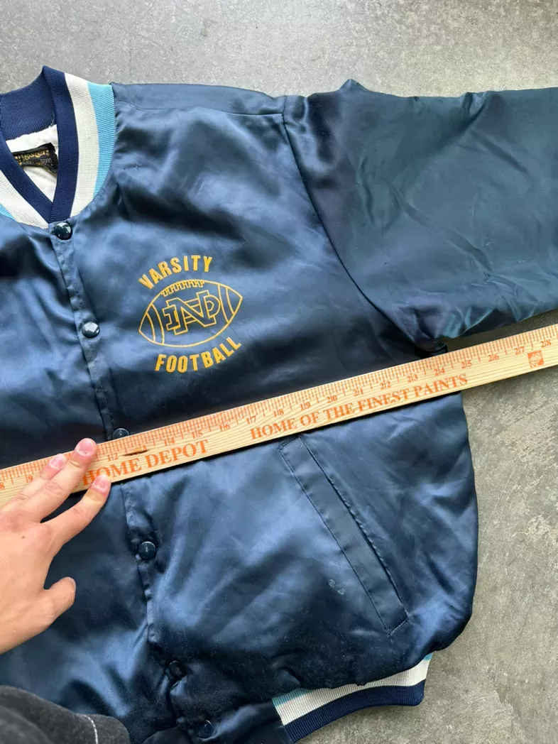 Vintage Varsity Football Satin Jacket