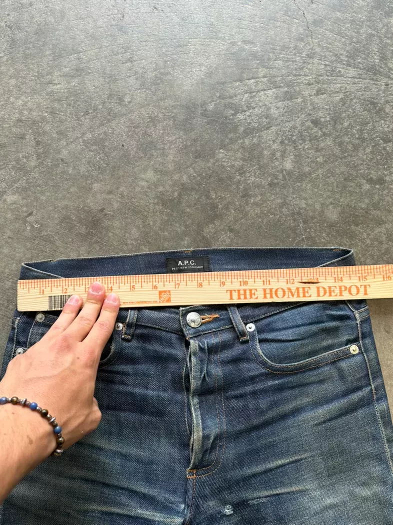 A.P.C. Faded Indigo Selvedge Jeans