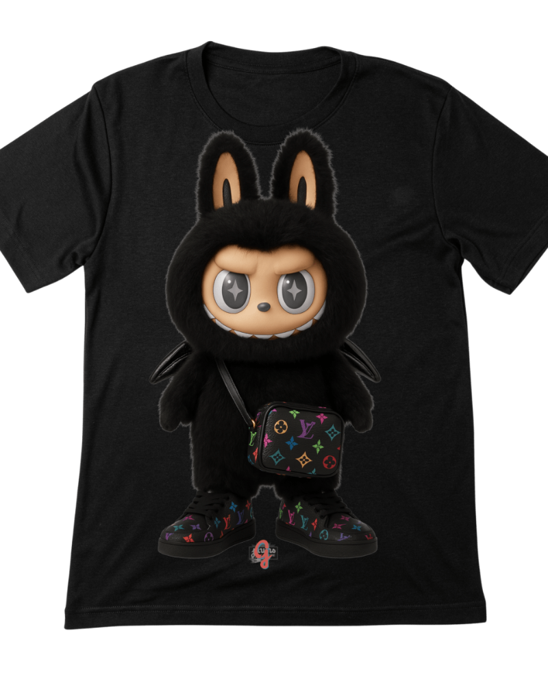 La Bu Bu LV Black Multi Color  - Original Jawns - Black T-Shirt - Pick Your Size (S-XXL)