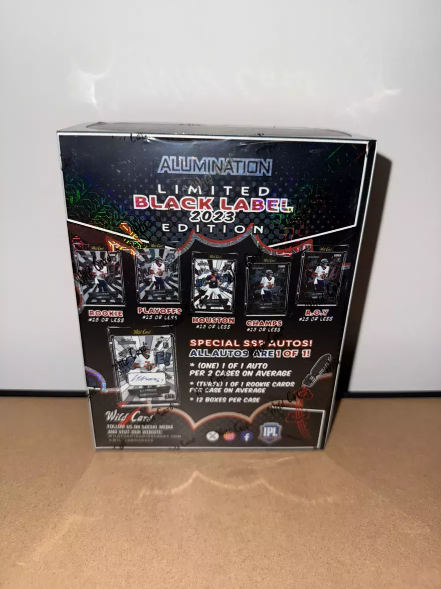 Wild Card Alumination Cj Stroud Black Label Edition Hobby Box