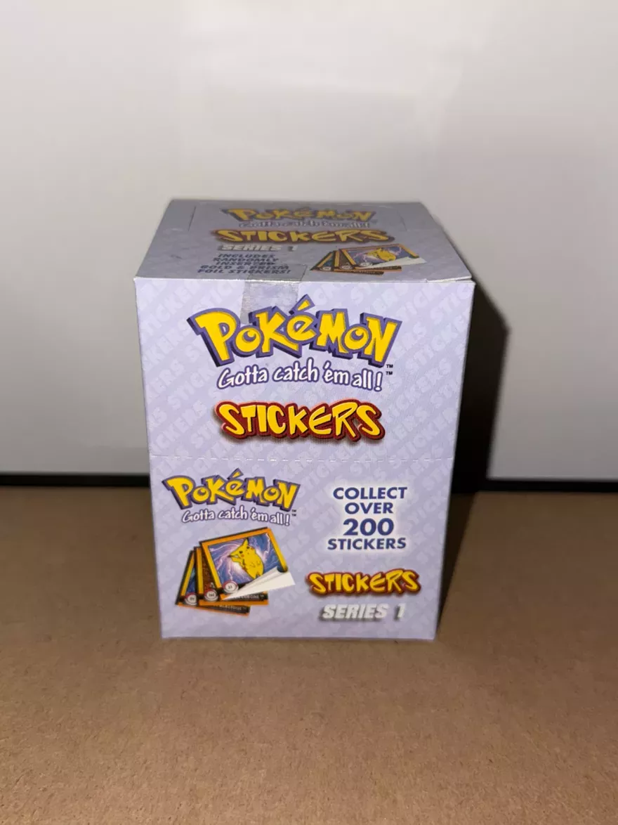 1999 Vintage Pokemon Stickers Series 1 art box