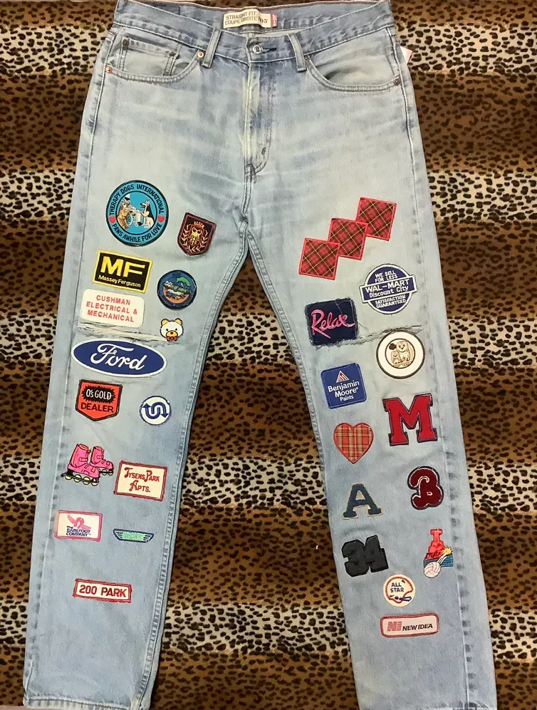 HeLLa Patchy Levi’s Denim Jeans