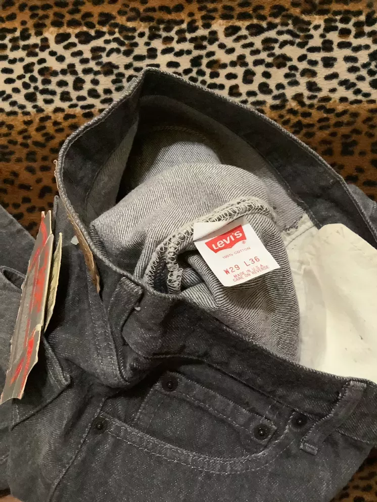 Levi's 501 Gray Jeans