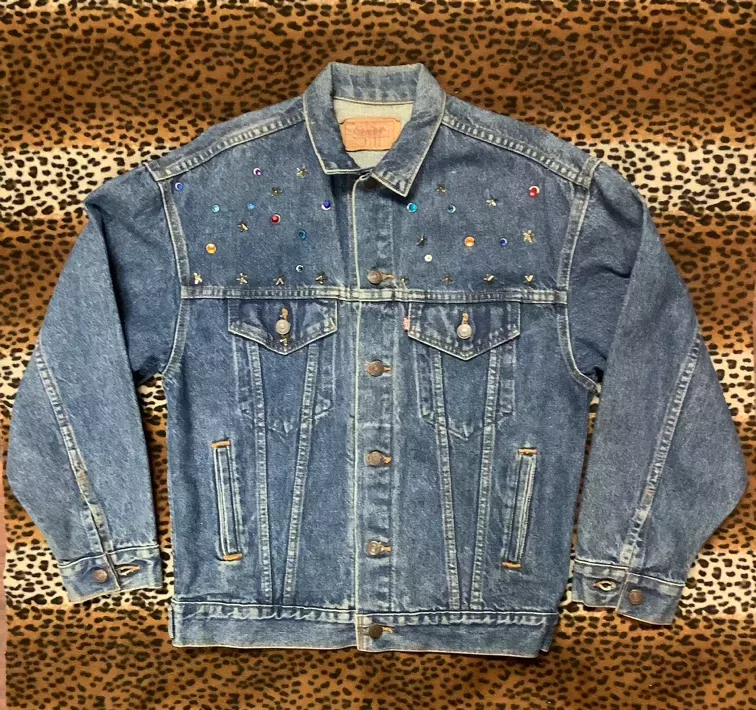 Levi's Type 3 Le SparkLe Embellished Denim Jacket